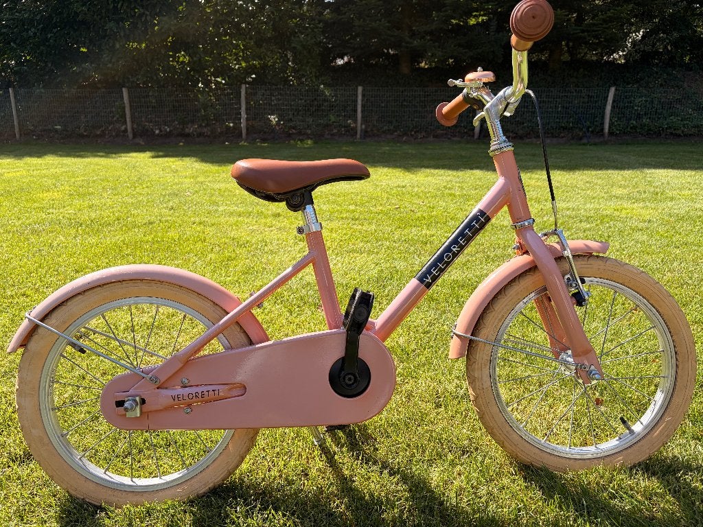 Veloretti maxi 16inch roze kinderfiets, Ophalen, Terugtraprem, Veloretti, 16 tot 20 inch