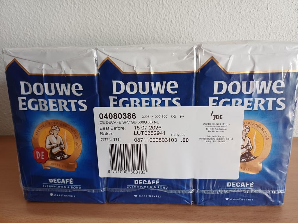 Douwe Egberts koffie., Diversen, Levensmiddelen, Ophalen of Verzenden
