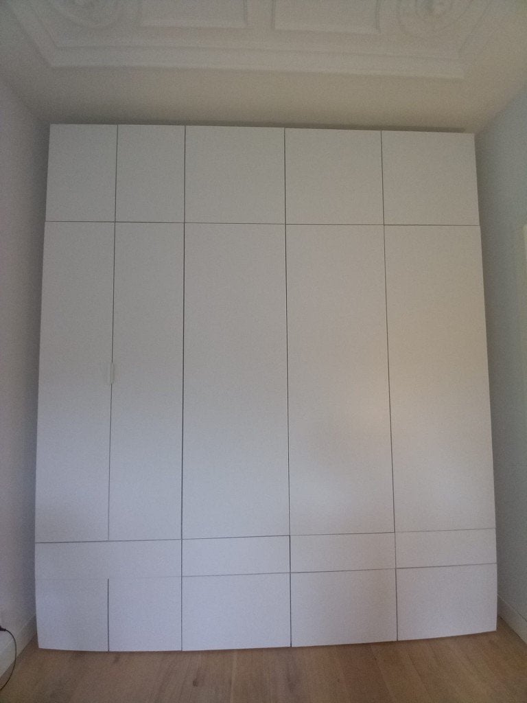 Foto 4 van Grote, flexibele IKEA PLATSA Kledingkast (Weg = Weg)