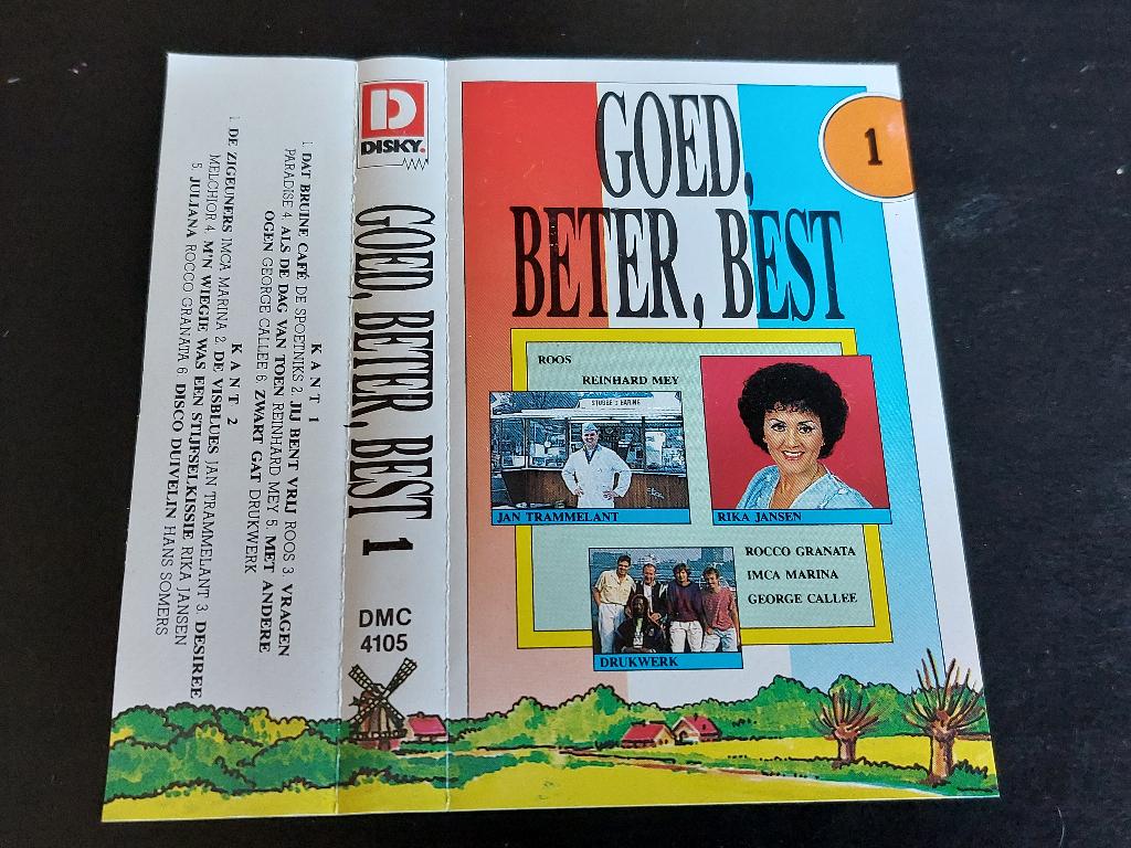 GOED, BETER, BEST 1 (MC), 1 bandje, Ophalen of Verzenden, Zo goed als nieuw, Origineel