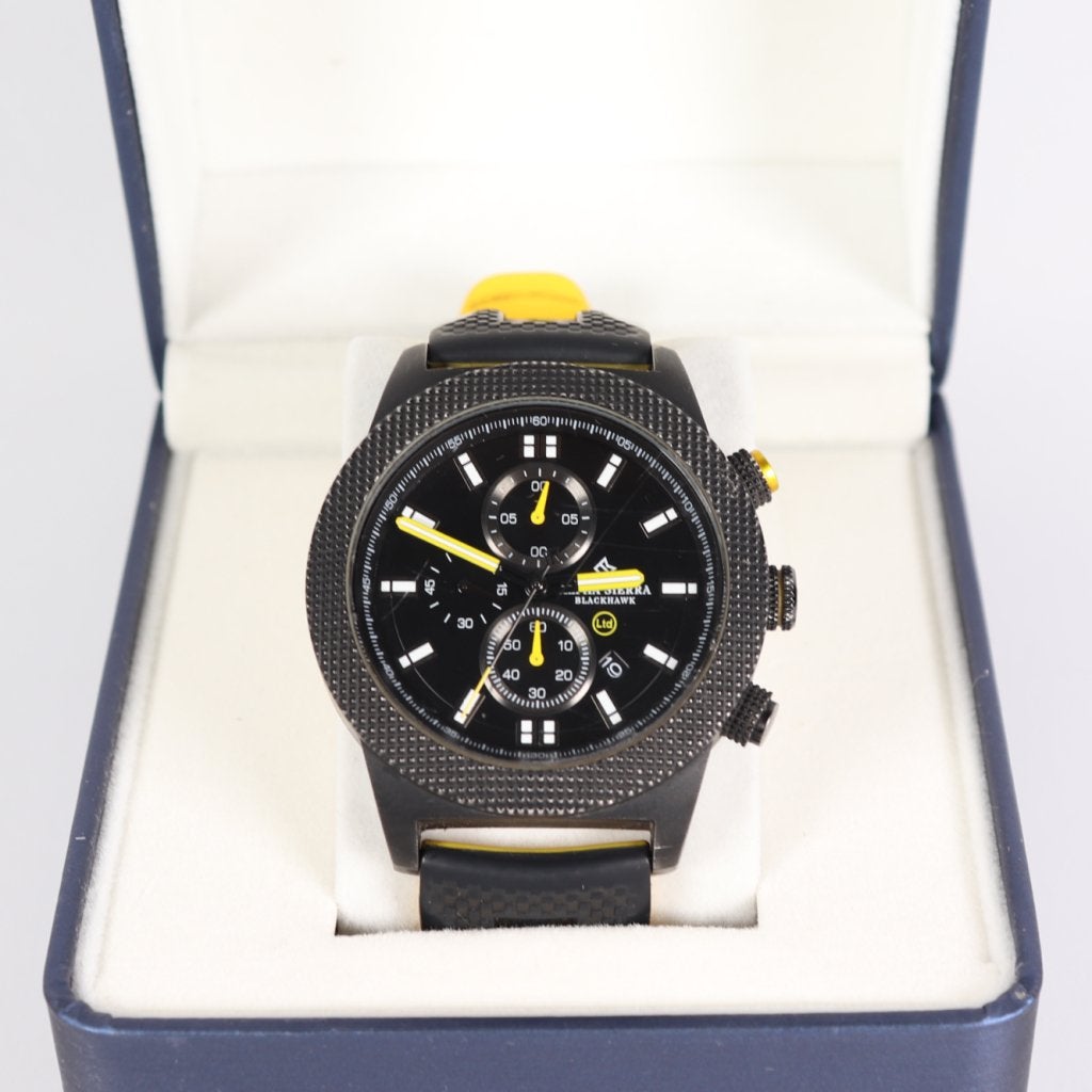 Alpha Sierra Blackhawk UH62YL - Incl Garantie (C), Sieraden, Tassen en Uiterlijk, Horloges | Heren, Alpha Sierra, Gebruikt, https://alphasierrawatches.com/pages/contact