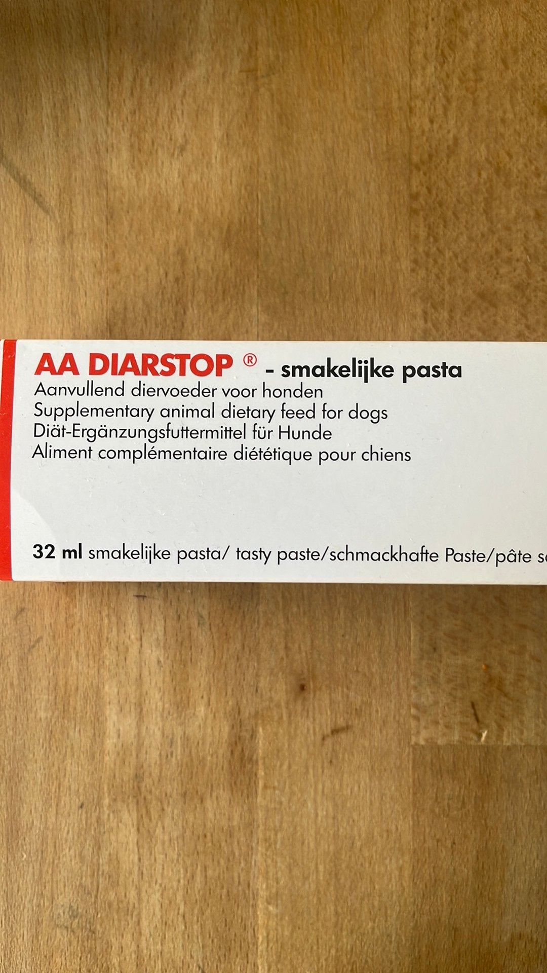 Anti-diaree voor honden, Ophalen, Hond