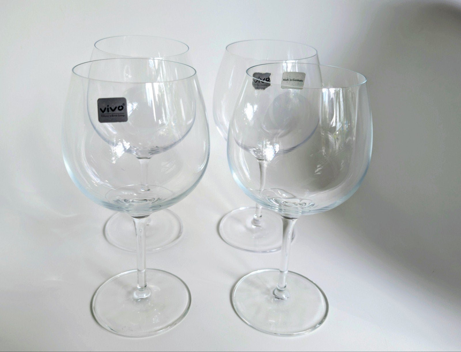 Vivo Villeroy en Boch 4 stuks gin tonic glazen, Ophalen, Glas of Glazen, Effen, Glas