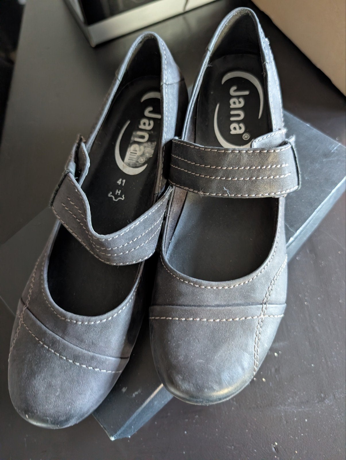 Jana comfortabele ballerina's maat 41, Jana, Zo goed als nieuw, Grijs, Ballerina's