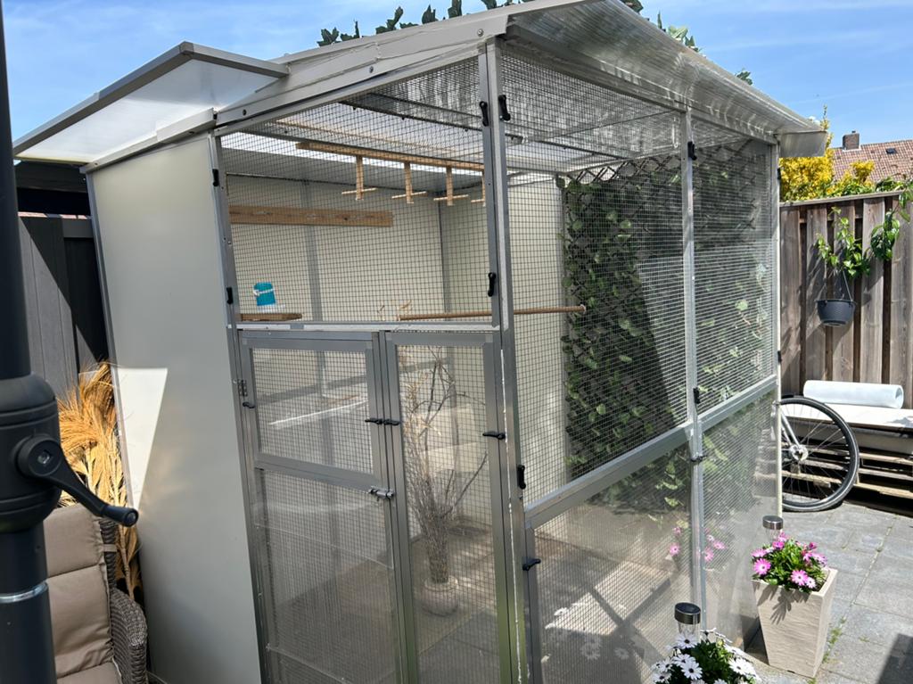 Volière aluminium te koop, Ophalen of Verzenden, Zo goed als nieuw
