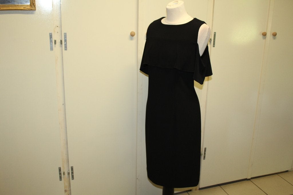 Joseph Ribkoff elegante chique jurk met open mouw mt M, Kleding | Dames, Jurken, Maat 38/40 (M), Verzenden, ., Zwart