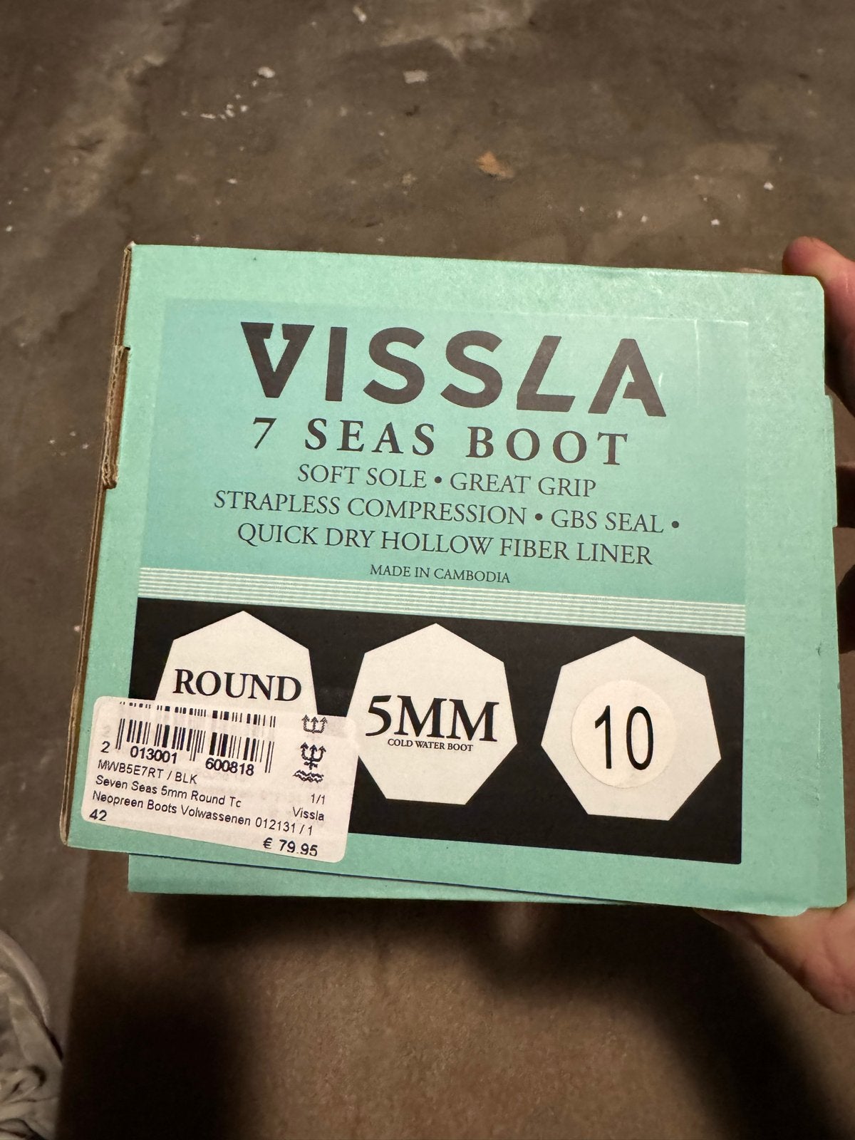 Vissla 7 Seas 5mm Round Toe Boots - Maat 42, Ophalen of Verzenden, Nieuw, Dame of Heer, Zeil- of Surfschoenen