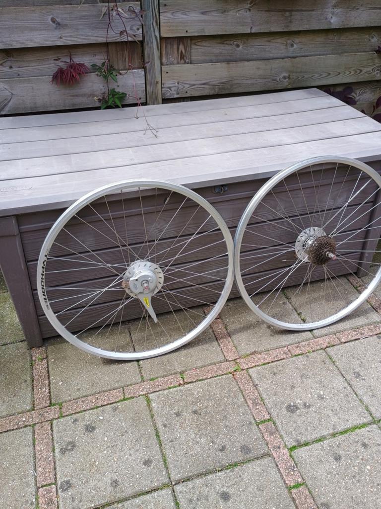 Fietswielen., Fietsen en Brommers, Fietsonderdelen, Ophalen