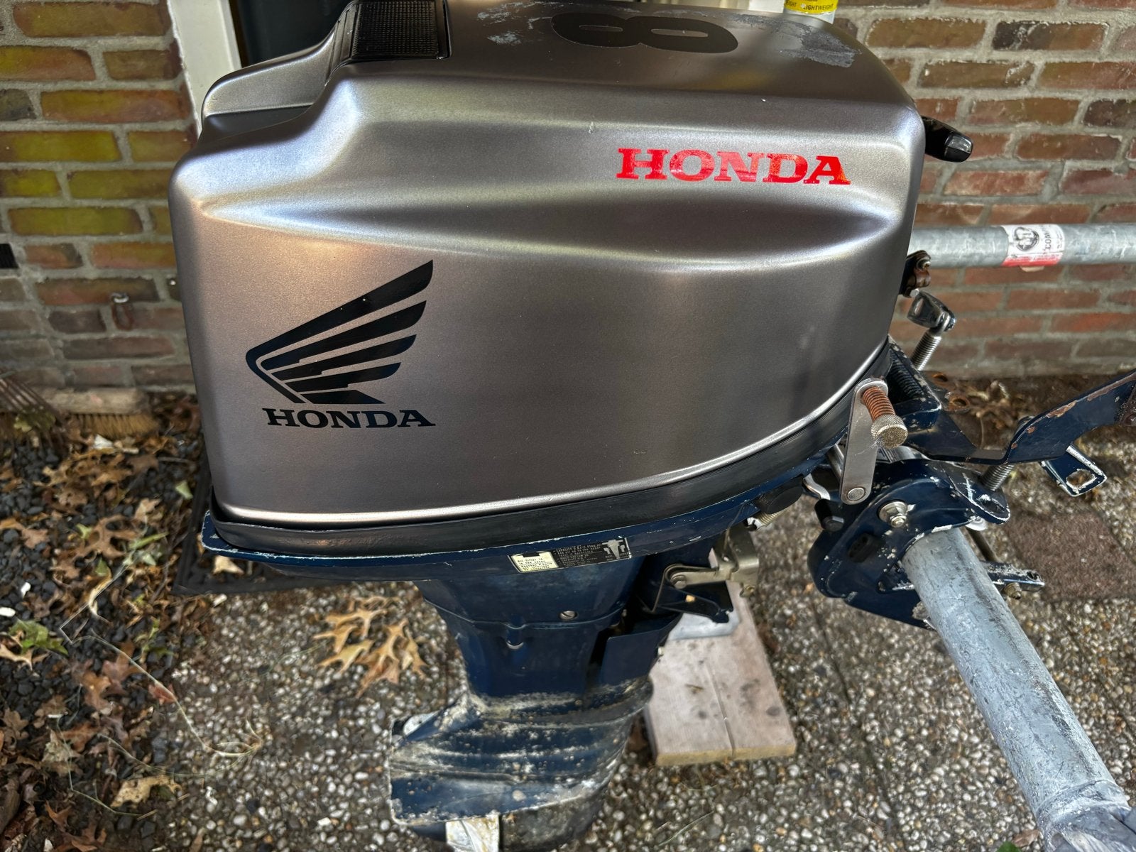 Honda 8 pk 4-takt buitenboordmotor -, Watersport en Boten, Ophalen, Motor en Techniek