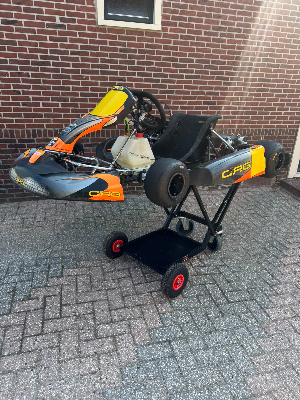 CRG kart met Briggs & Stratton Formula motor en vele extra's, Sport en Fitness, Karting, Ophalen, Gebruikt, Kart