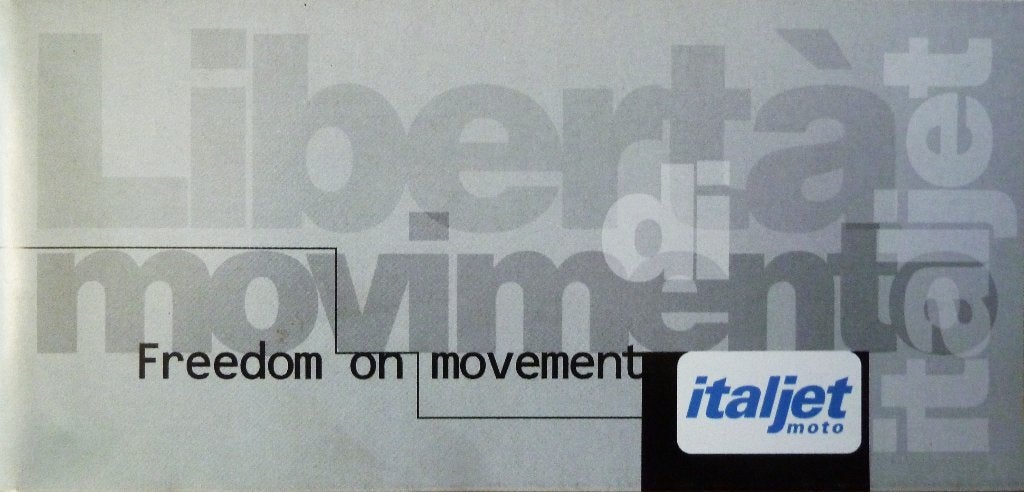 Folder ITALJET Dragster Velocifero Torpedo Fast Boy 1998, Ophalen of Verzenden, Nieuw