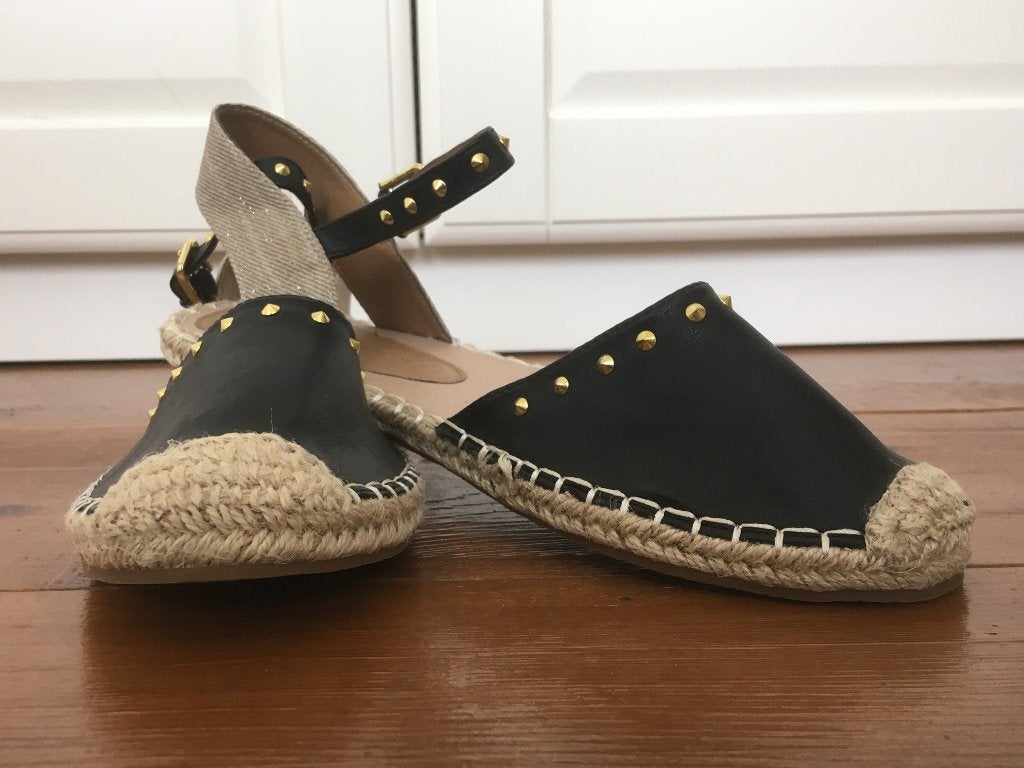 Tom Tailor nieuwe zwarte espadrilles met studs, maat 40, Zwart, Nieuw, Espadrilles of Moccasins, Tom Tailor
