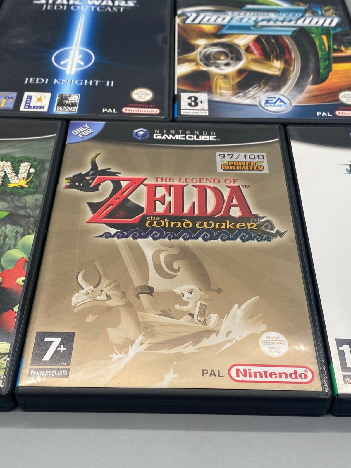 Nintendo GameCube Zelda Hitman Harry Potter Charlie’s Angels, Spelcomputers en Games, Www.nintendo.com, Eén computer, 2 spelers