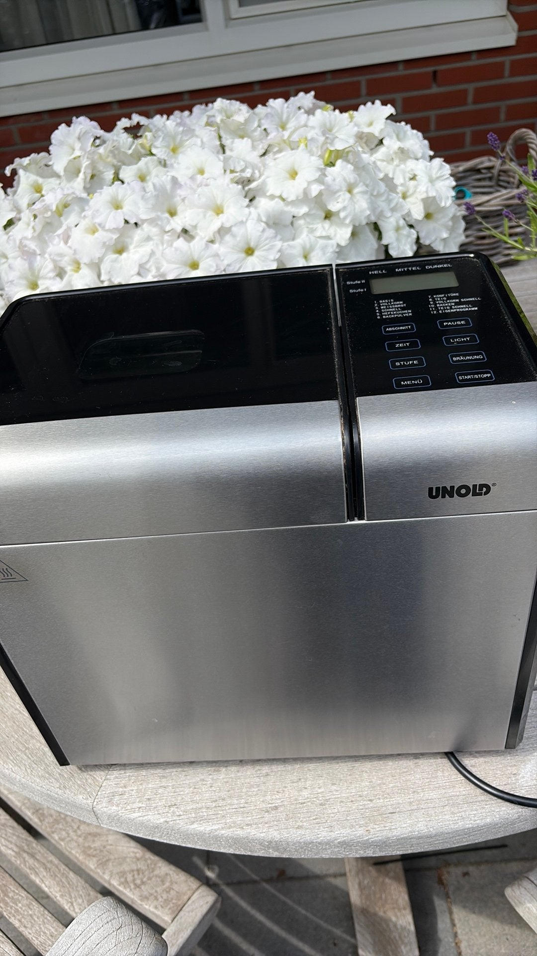 Broodbakmachine unold, Ophalen, Zo goed als nieuw, Met timer, Meer dan 10 programma's