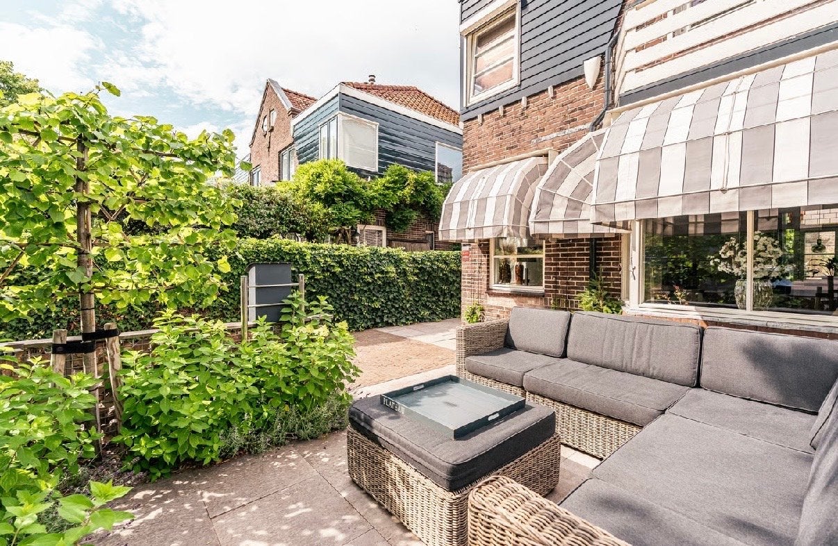 Luxe Wicker Loungeset van Beach - Zo goed als nieuw, Ophalen, 5 zitplaatsen, Zo goed als nieuw, Loungeset