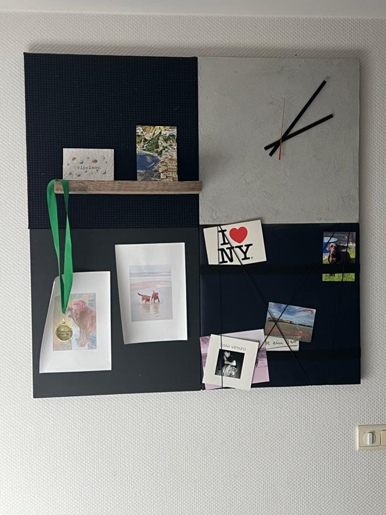 Decoratief wandpaneel 100x100 cm (4x 50x50 cm), Gebruikt, Meerkleurig, Overige materialen, Ophalen of Verzenden