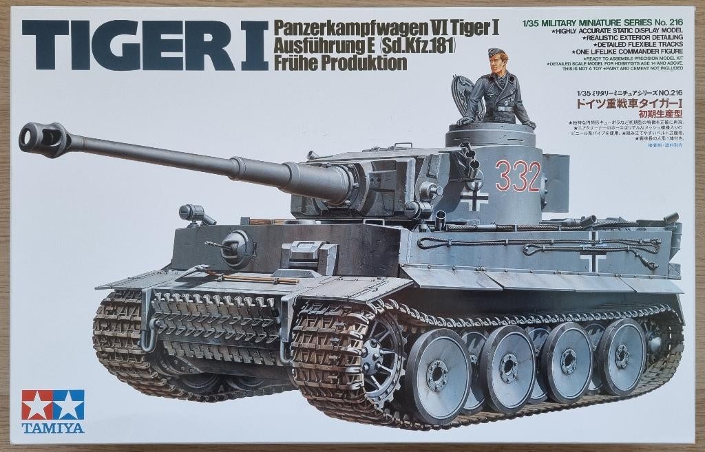 Tamiya #35216 1:35 WWII German Pz.Kpfw.VI Tiger I Ausf.E, Tank, 1:32 tot 1:50, Nieuw, Ophalen of Verzenden