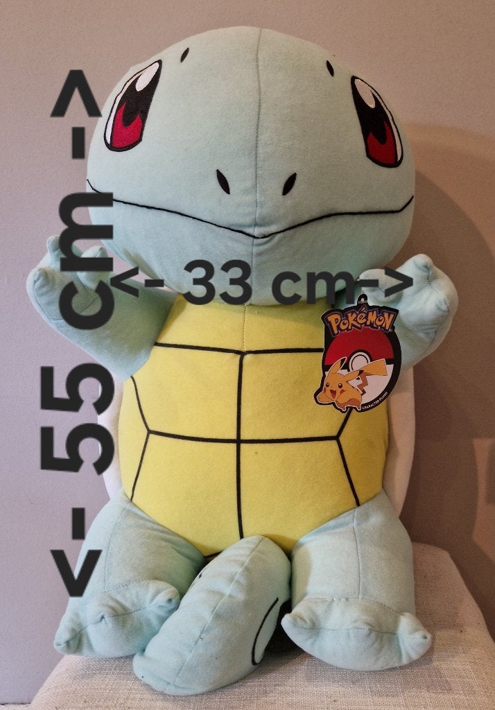 Pokémon Squirtle knuffel, Ophalen of Verzenden, Zo goed als nieuw