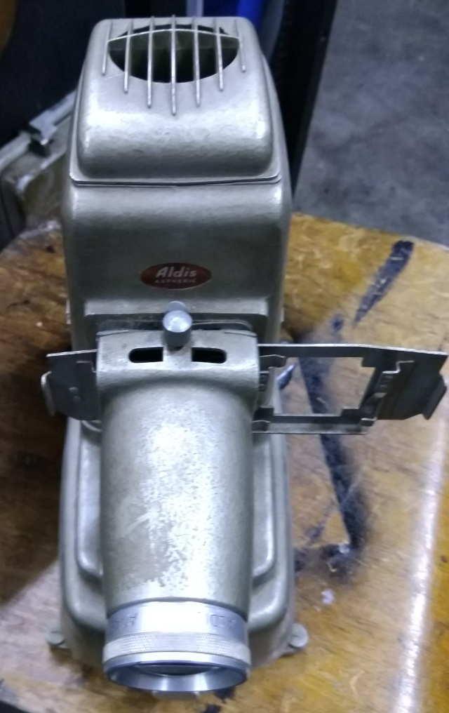 Aldis diaprojector jaren 50, Ophalen of Verzenden, Zo goed als nieuw