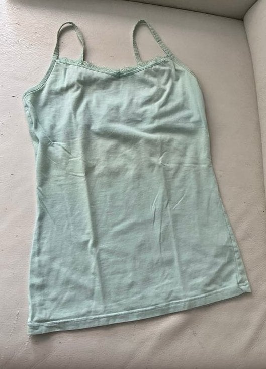 Lichtgroene dames top maat S met gevoerd bovenstukje, Ophalen of Verzenden, Gedragen, Groen, Maat 36 (S)