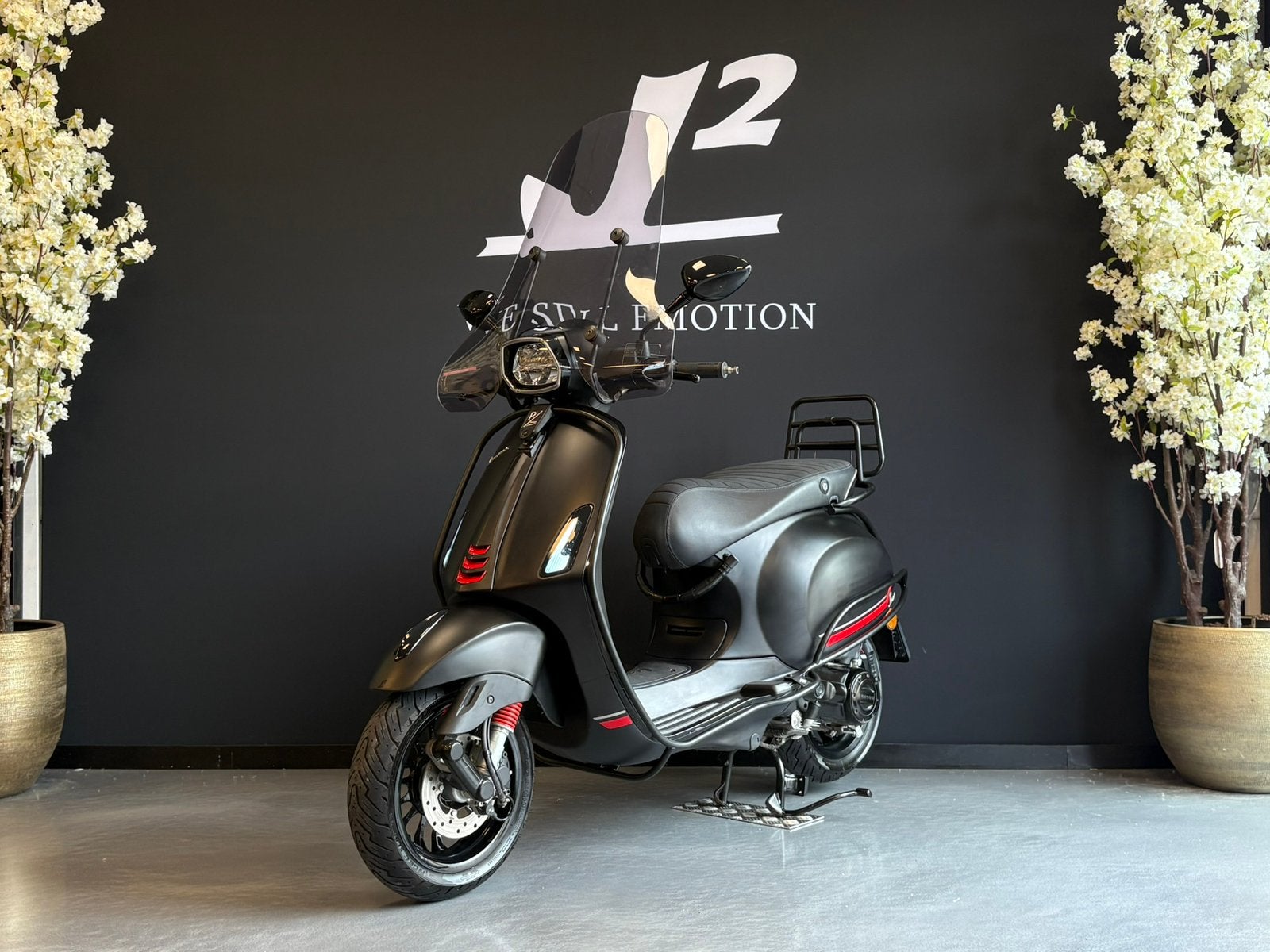 Vespa Sprint | Mat Zwart | Snor | 2021 | 3140 km | 1 eig, Overige modellen, ., Ophalen of Verzenden, Zo goed als nieuw