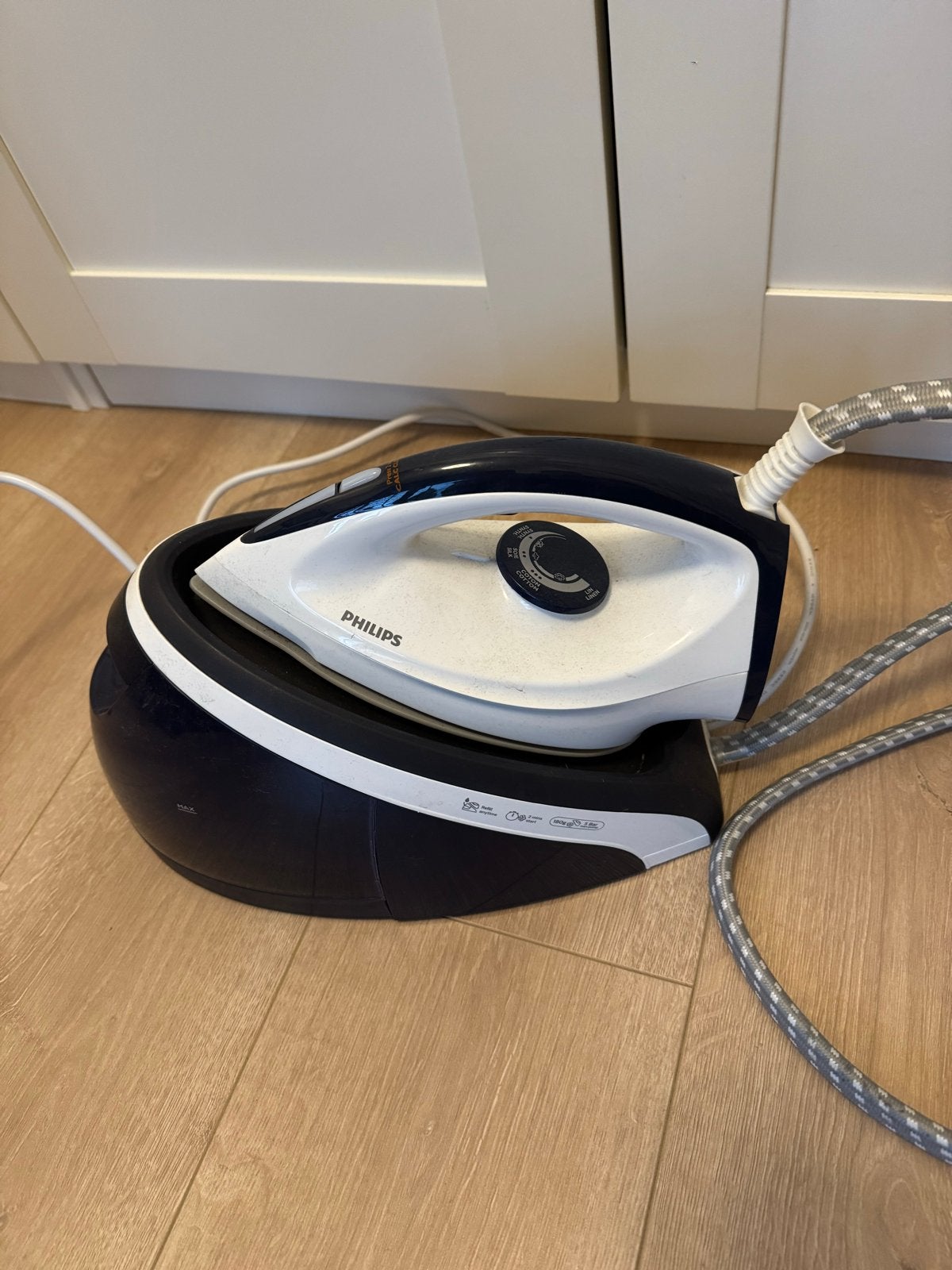 Philips Stoomstrijkijzer met Stoomgenerator, Ophalen, Gebruikt, Strijkijzer met snoer