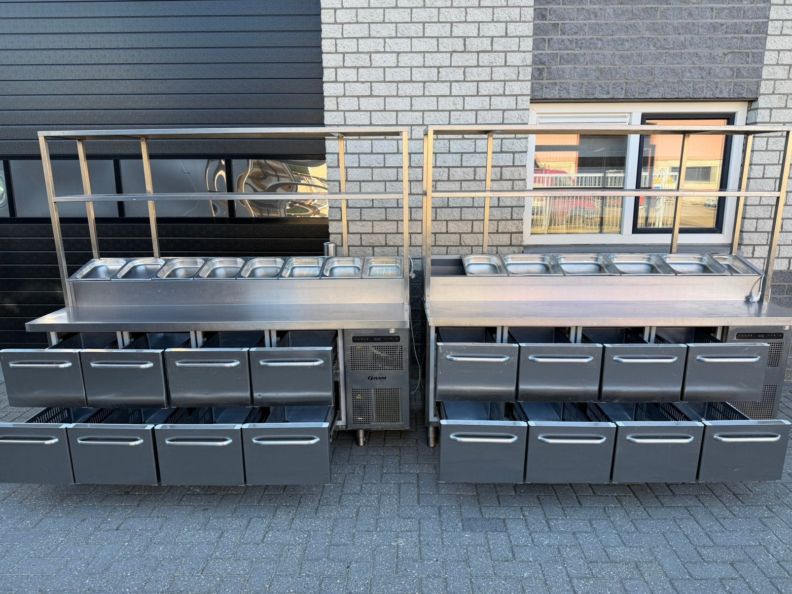 Koelwerkbank groot en klein koelkaste vrieskasten, Ophalen, 160 cm of meer