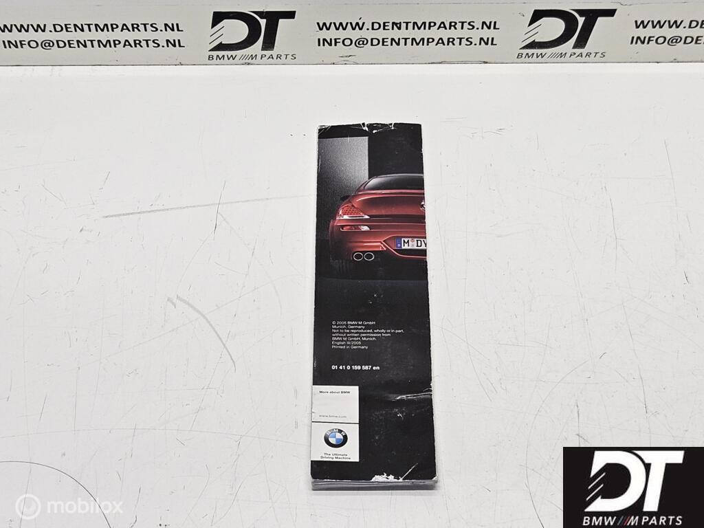 Instructieboekje BMW M6 E63 E64 V10 S85 01410159587, Gebruikt, Ophalen of Verzenden, BMW, BMW