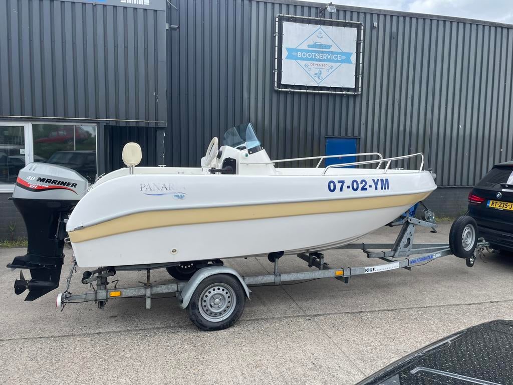 Aquamar Panaria + Marinier 40 pk EFI, Ophalen, Zo goed als nieuw