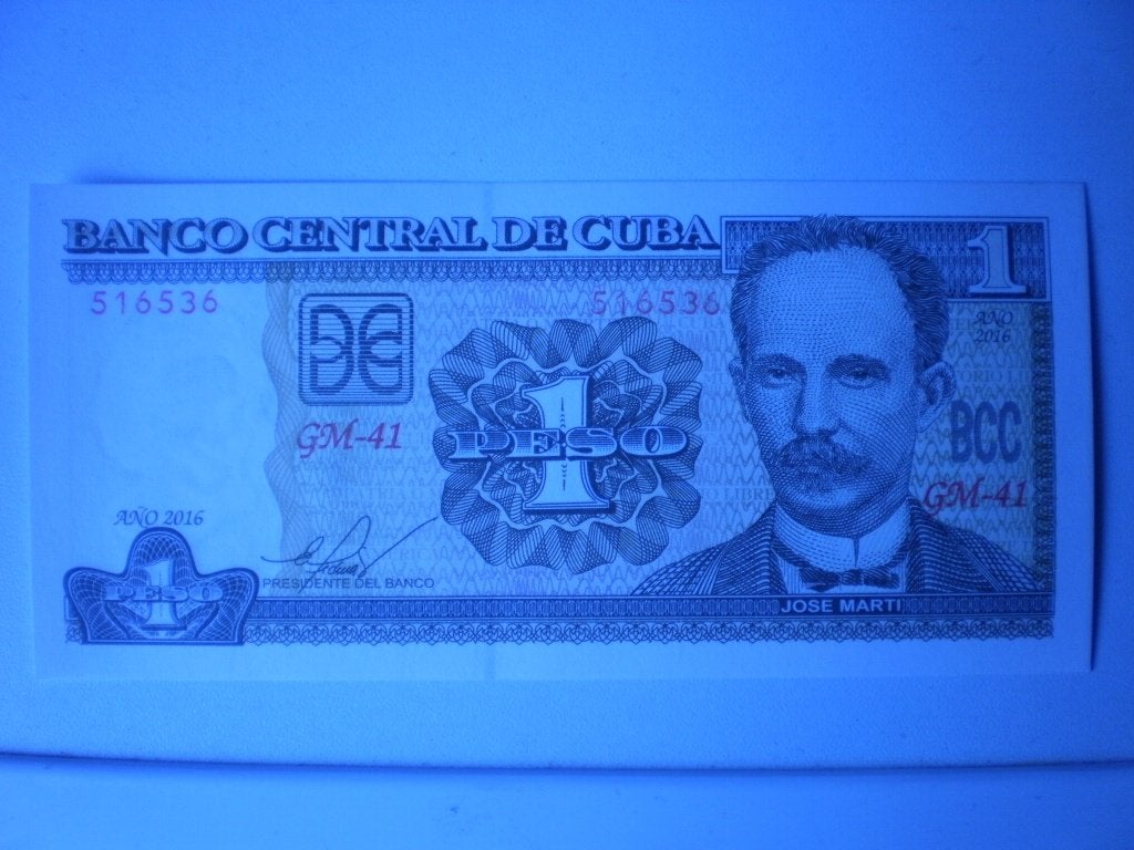 Cuba- 1 Peso- Bankbiljet, Verzenden, Midden-Amerika, Los biljet