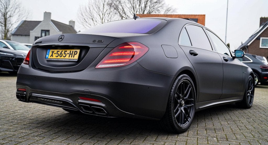 Mercedes-Benz S-klasse AMG 63 4Matic+ Lang Premium Plus | Bu, Automaat, Verblindingsvrij grootlicht, Gebruikt, Zwart