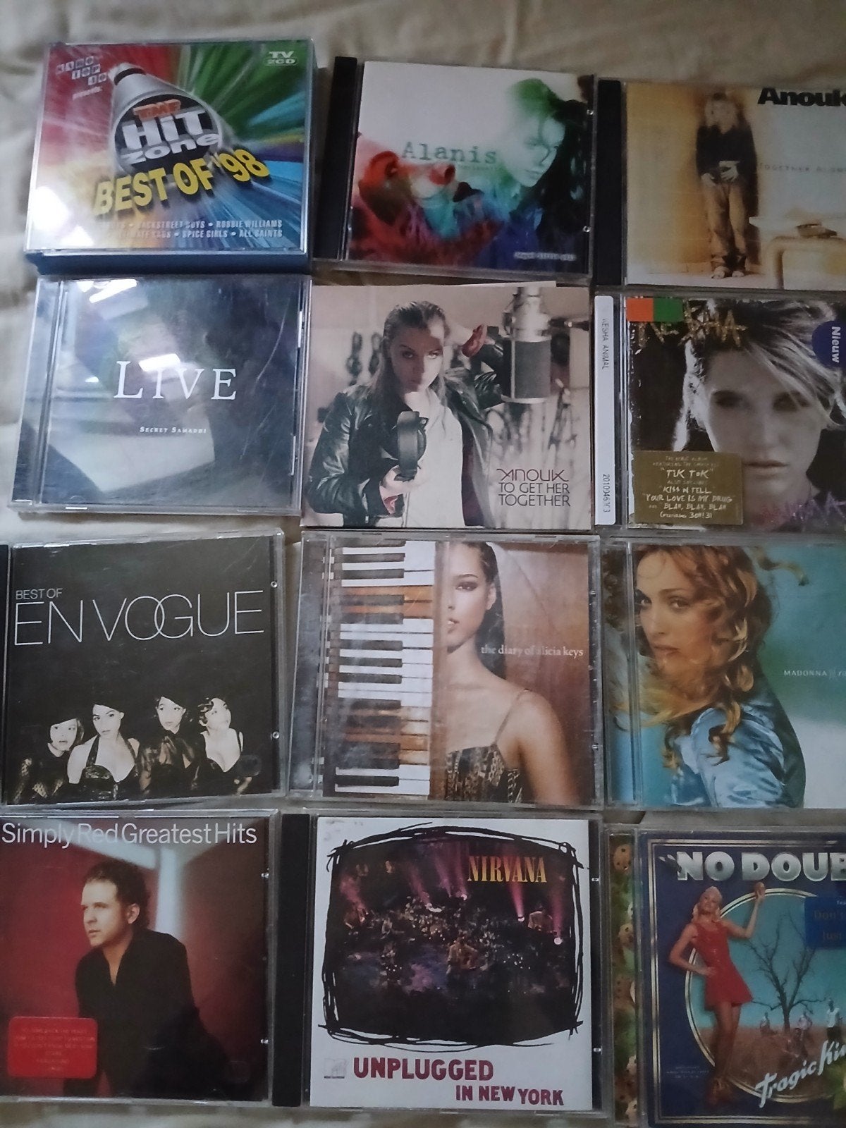Diverse Pop & Rock CD's: Anouk, Nirvana, Madonna, En Vogue, Ophalen of Verzenden, Gebruikt, Pop, Album