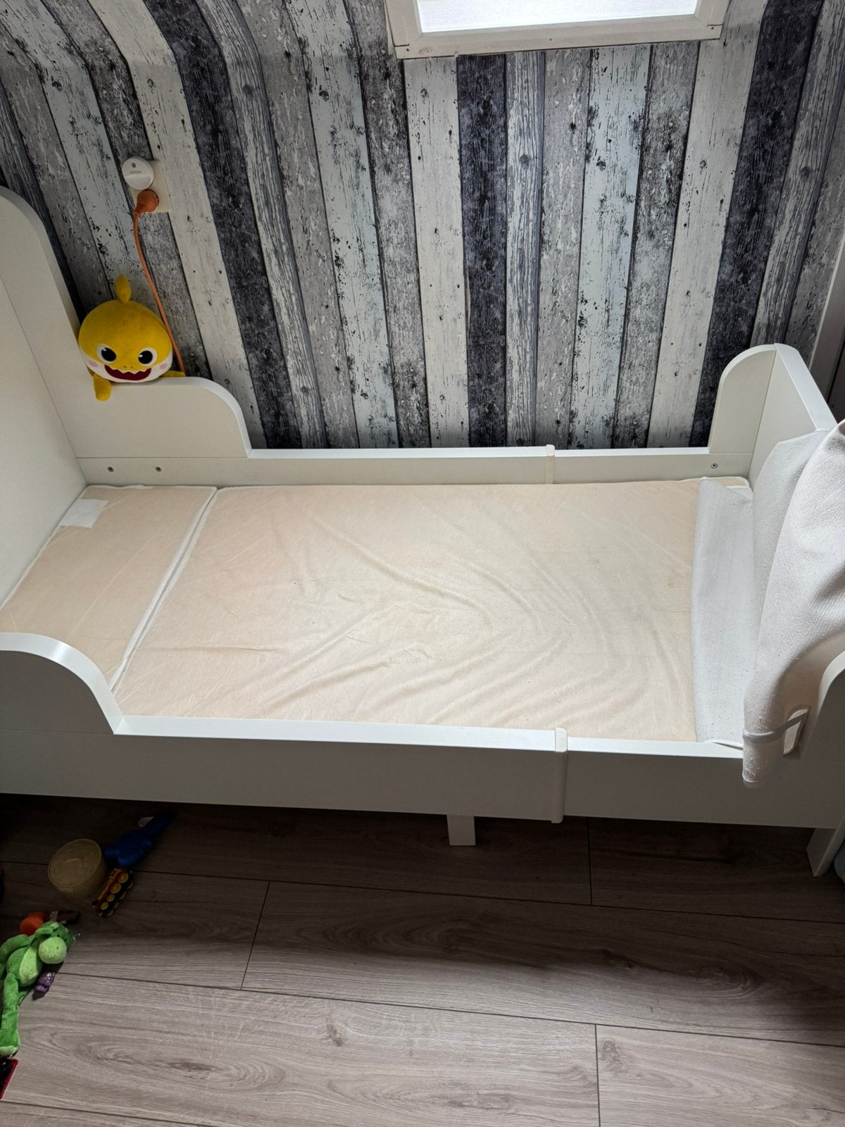 Ikea meegroeibed inclusief alle matrasdelen, Ophalen, Zo goed als nieuw, 140 tot 160 cm, 70 tot 85 cm
