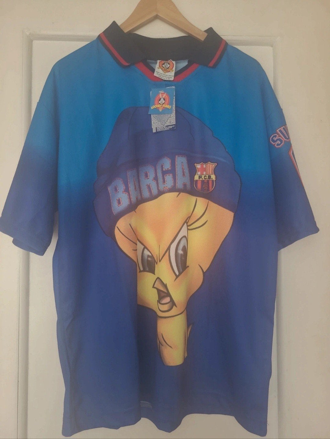 Nieuw FC Barcelona Looney Tunes Tweety shirt 1998 XL, Maat XL, Ophalen of Verzenden, Nieuw, Shirt