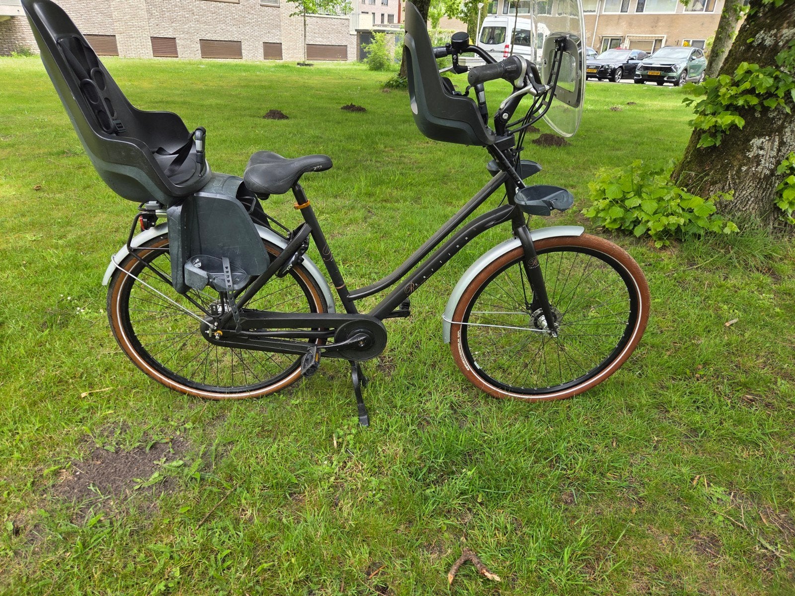 cortina roots moederfiets, 2 zitjes, Versnellingen, 56 cm of meer, Zo goed als nieuw