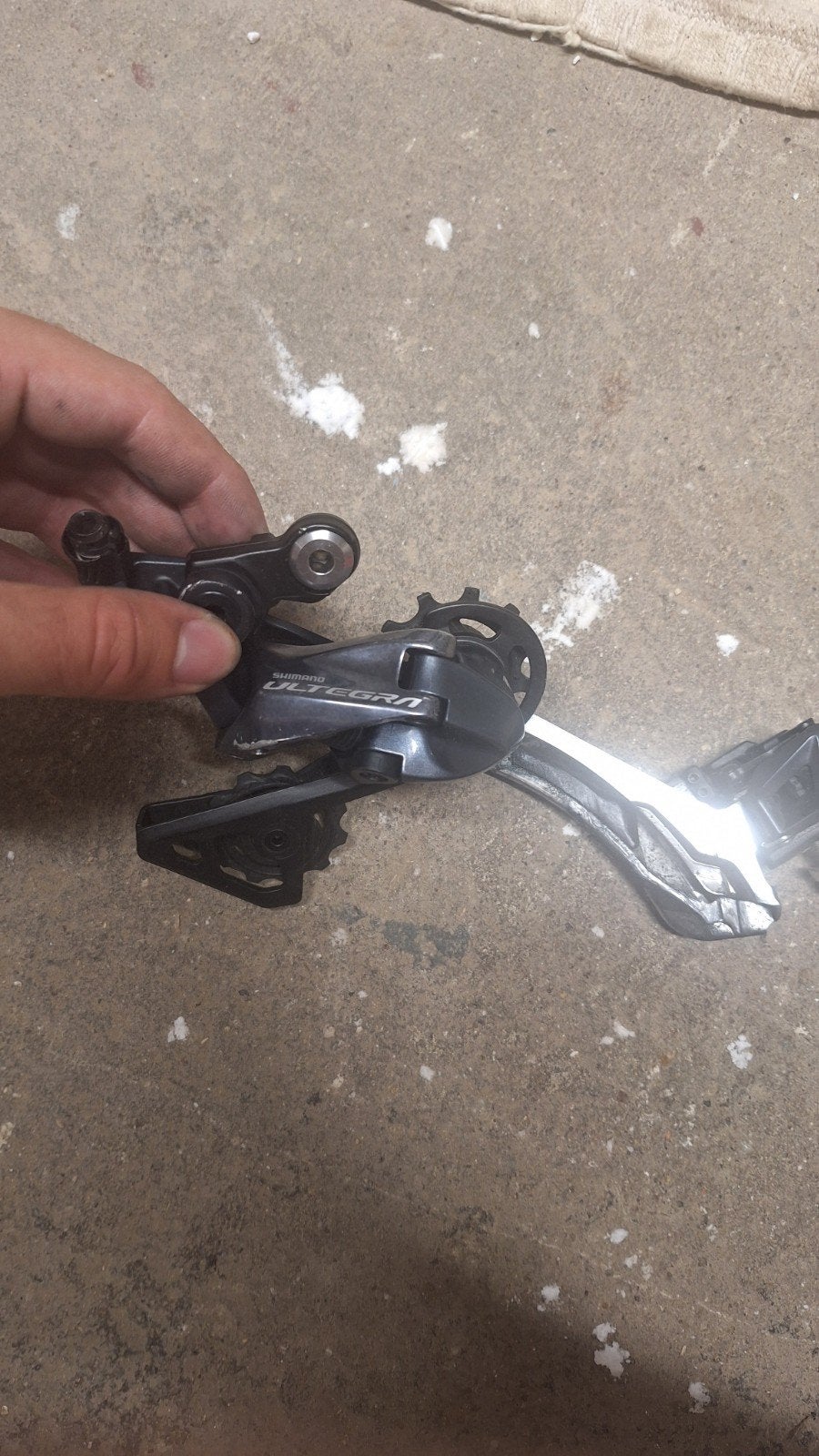 Shimano Ultegra R8000 Derailleur Set - Voor en Achter, Gebruikt, Ophalen of Verzenden, Derailleur of Ketting, Aluminium