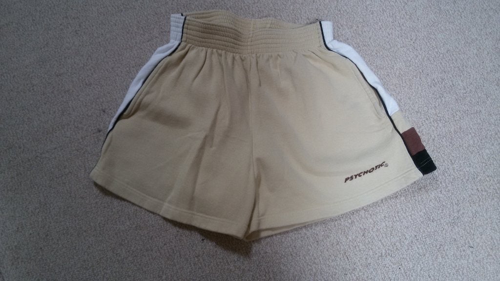 Beige sportbroekje van Psychotic L/XL, Beige, Maat 56/58 (XL), Psychotic, Ophalen of Verzenden