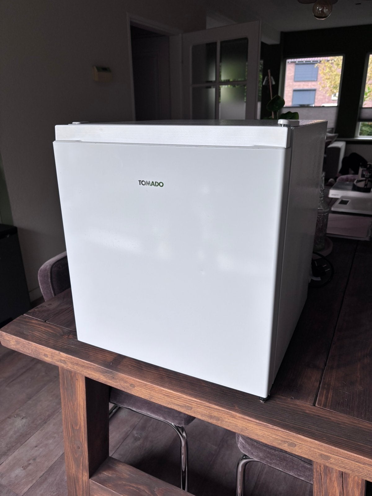 Mini vriezer Tomado 34 liter!, Ophalen, Zo goed als nieuw, Minder dan 60 cm, Minder dan 85 cm
