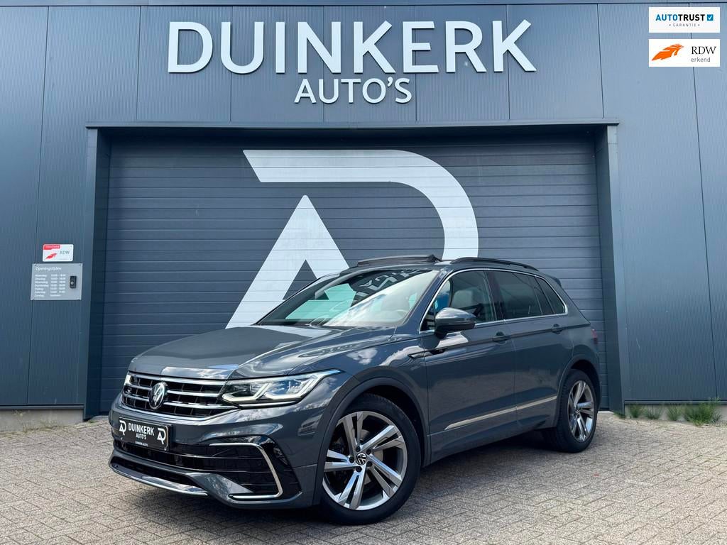 Volkswagen Tiguan 1.5 TSI R-Line | Automaat | Panoramadak |, Zwart, 4 cilinders, 150 pk, 1446 kg