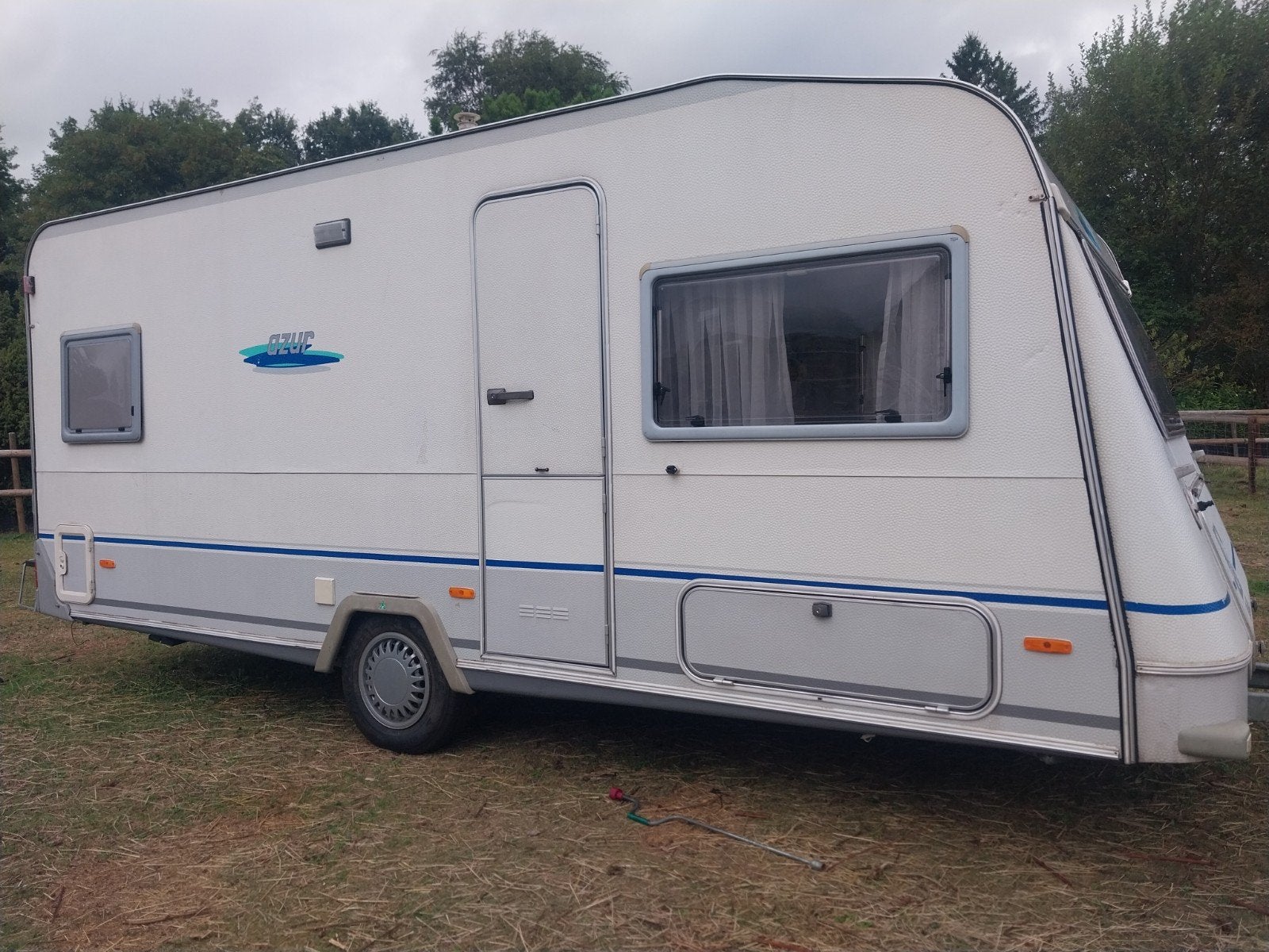 knaus 495tf 1997, Caravans en Kamperen, Caravans, Rondzit, Frans bed, Schokbreker, Particulier