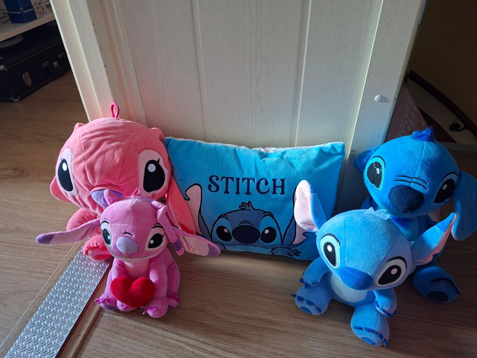 Stitch en Angel knuffels en kussen - Disney Lilo & Stitch, Disney, Overige typen, Blauw, Ophalen of Verzenden