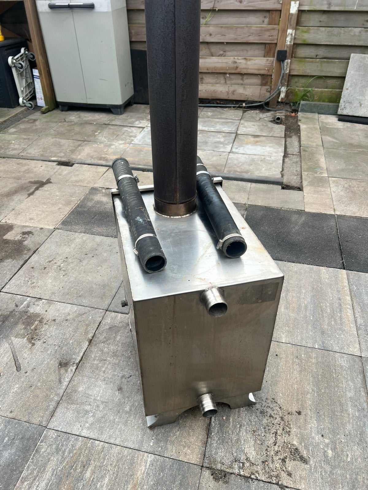 Externe hottub houtkachel, Ophalen, Gebruikt