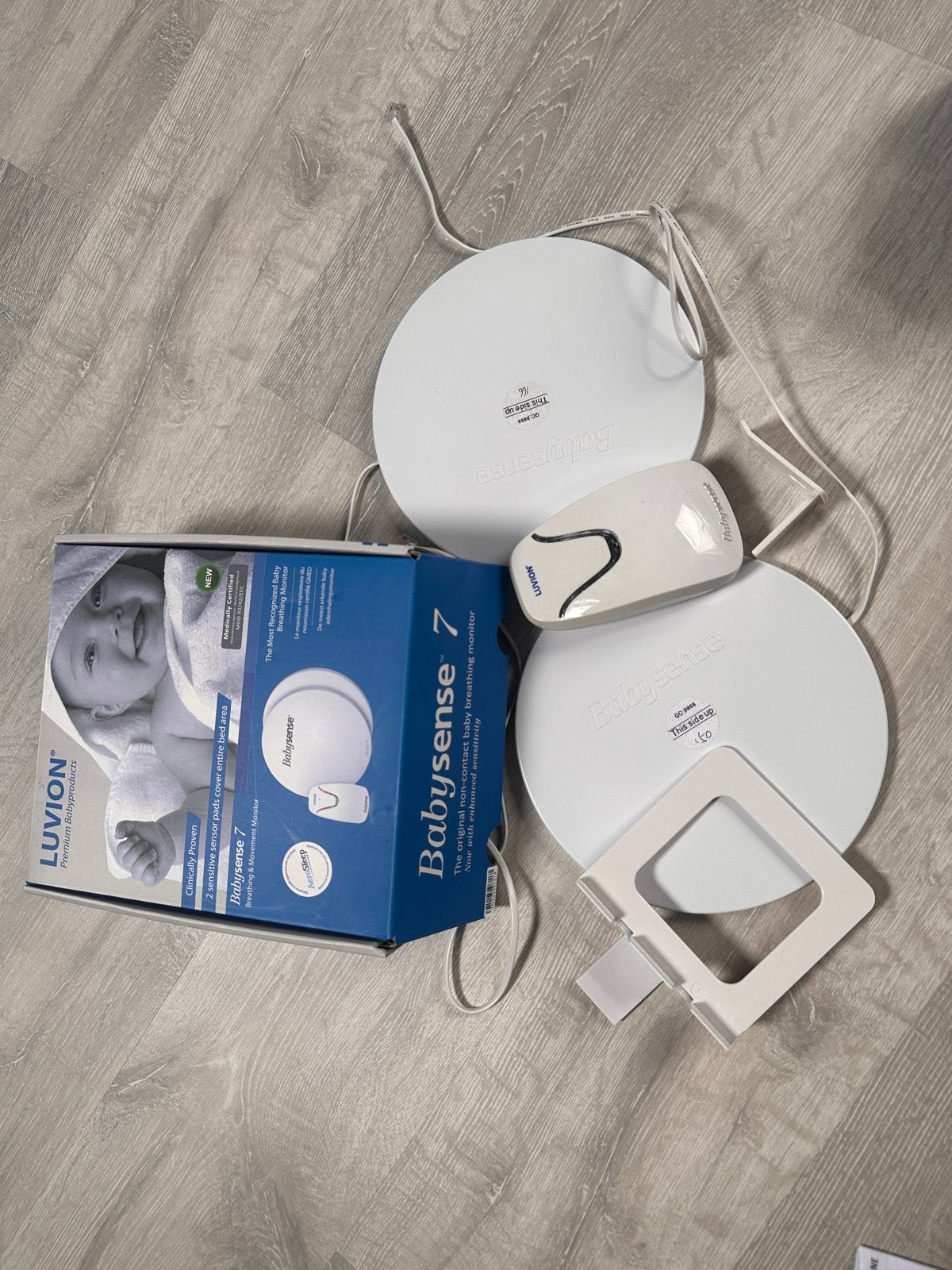 Luvion Babysense 7 Ademhalingsmonitor, Kinderen en Baby's, Ophalen, Zo goed als nieuw, Minder dan 100 meter