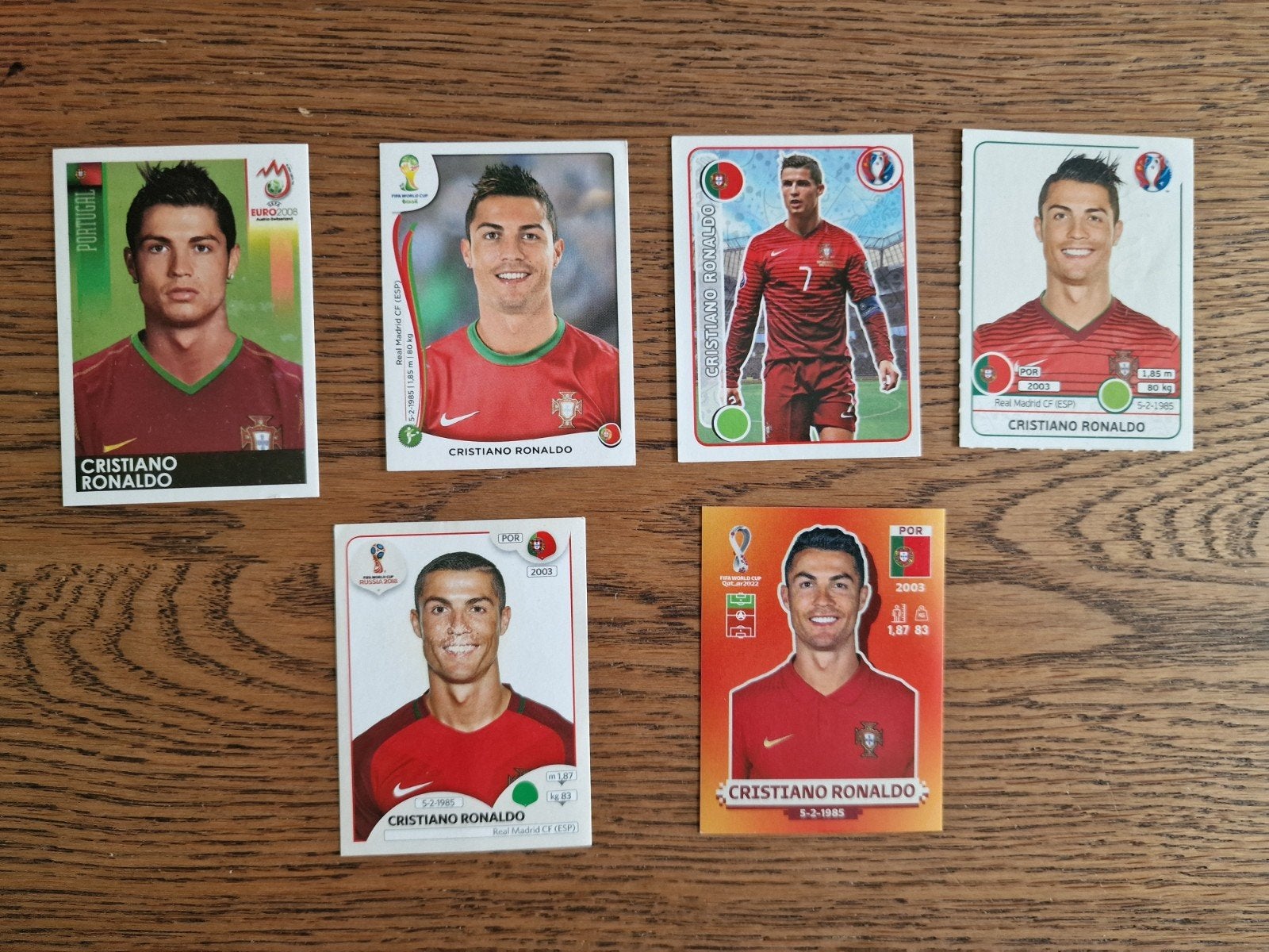 Cristiano Ronaldo CR7 Panini Stickers, Ophalen of Verzenden, Meerdere stickers