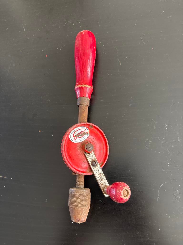 Vintage Genko handboor - Made in Germany, Ophalen of Verzenden, Gebruikt