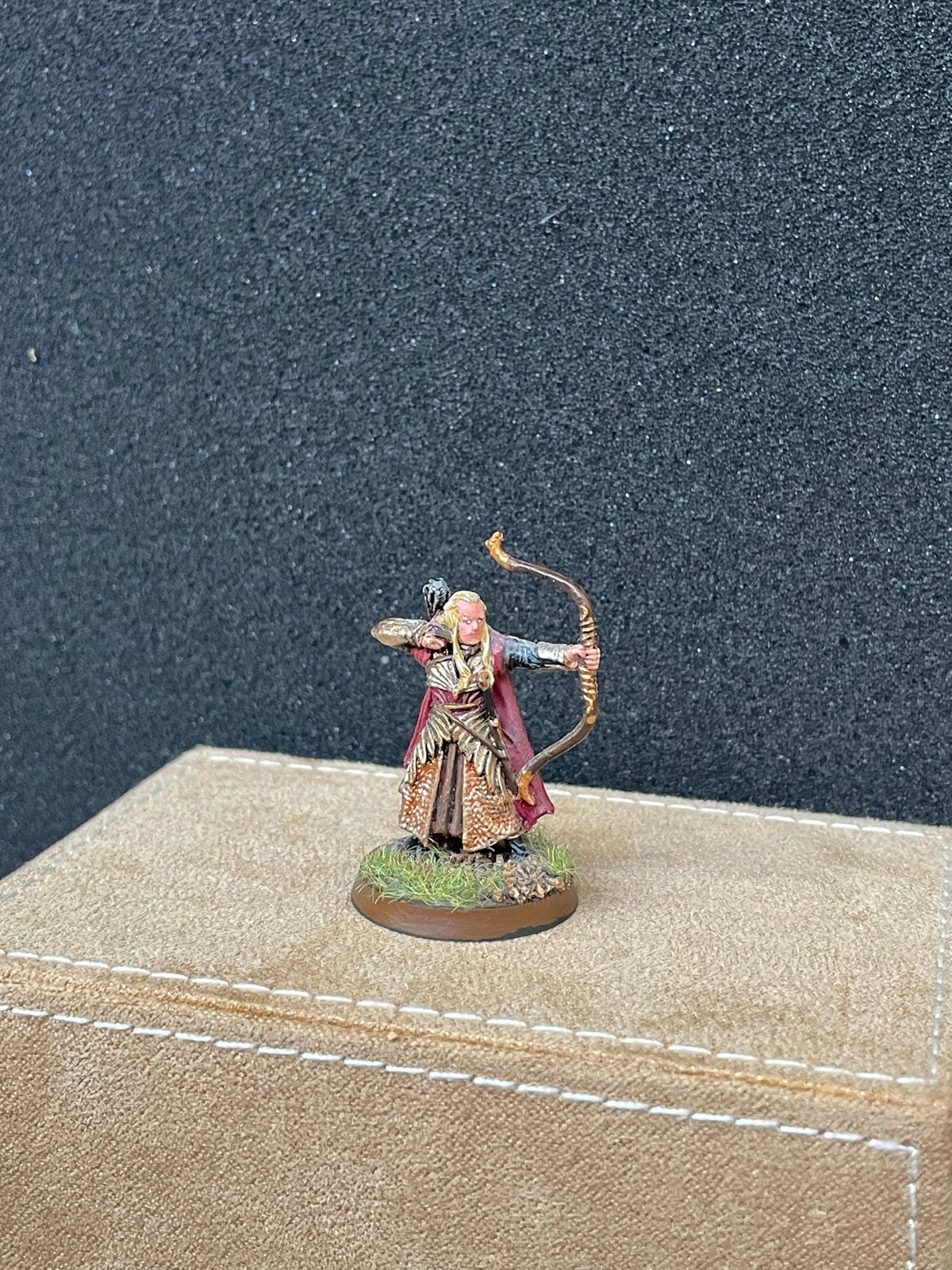 Games Workshop LOTR Haldir Helm’s Deep Metal Elf, Verzamelen, Ophalen of Verzenden, Gebruikt