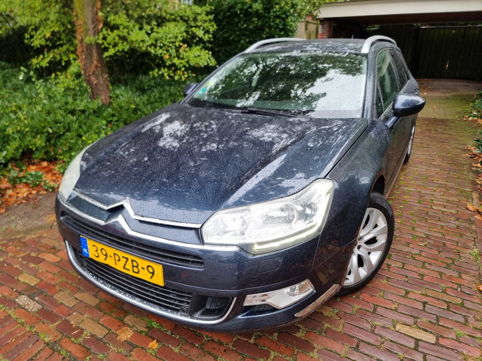 Citroen C5 Tourer 3.0 HDi Exclusive Automaat TOP CONDITION!, Auto's, Gebruikt, Zwart, Parkeersensor, Blauw