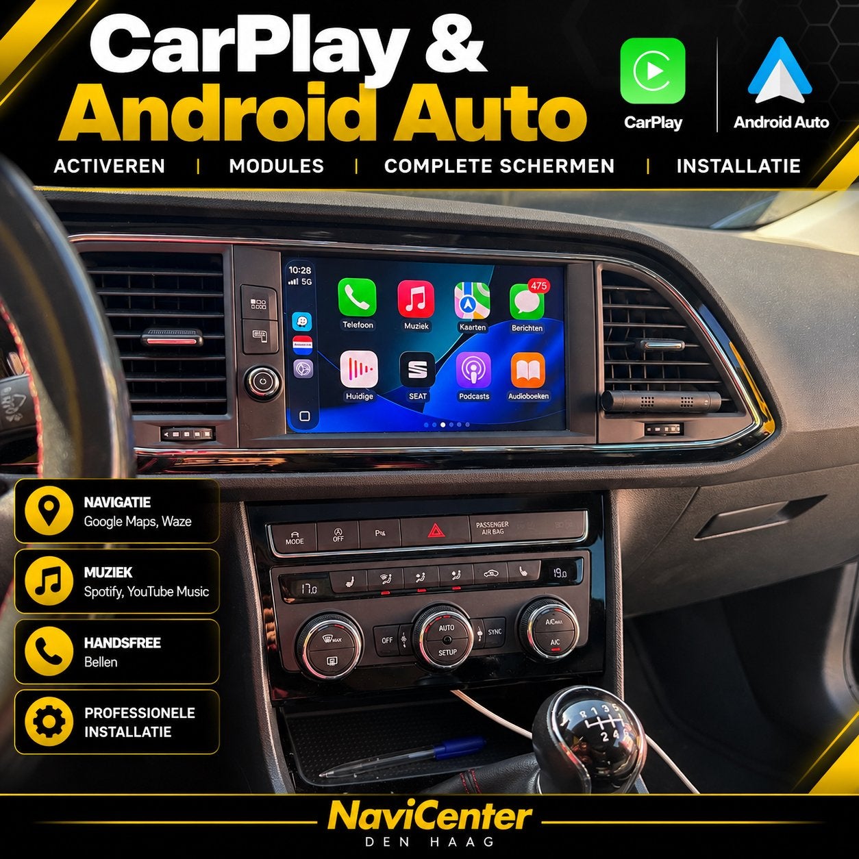 CarPlay Activeren | Android Auto Vrijschakelen | BMW VW Audi, Navicenter, N, Nieuw, Navicenter