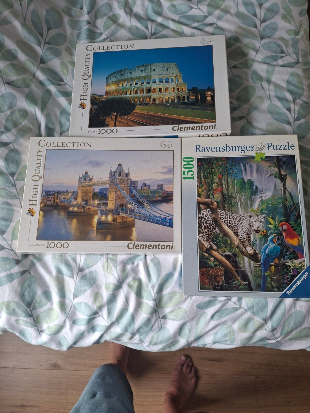 Puzzels te koop., Hobby en Vrije tijd, Denksport en Puzzels, Ophalen of Verzenden, 500 t/m 1500 stukjes, Zo goed als nieuw