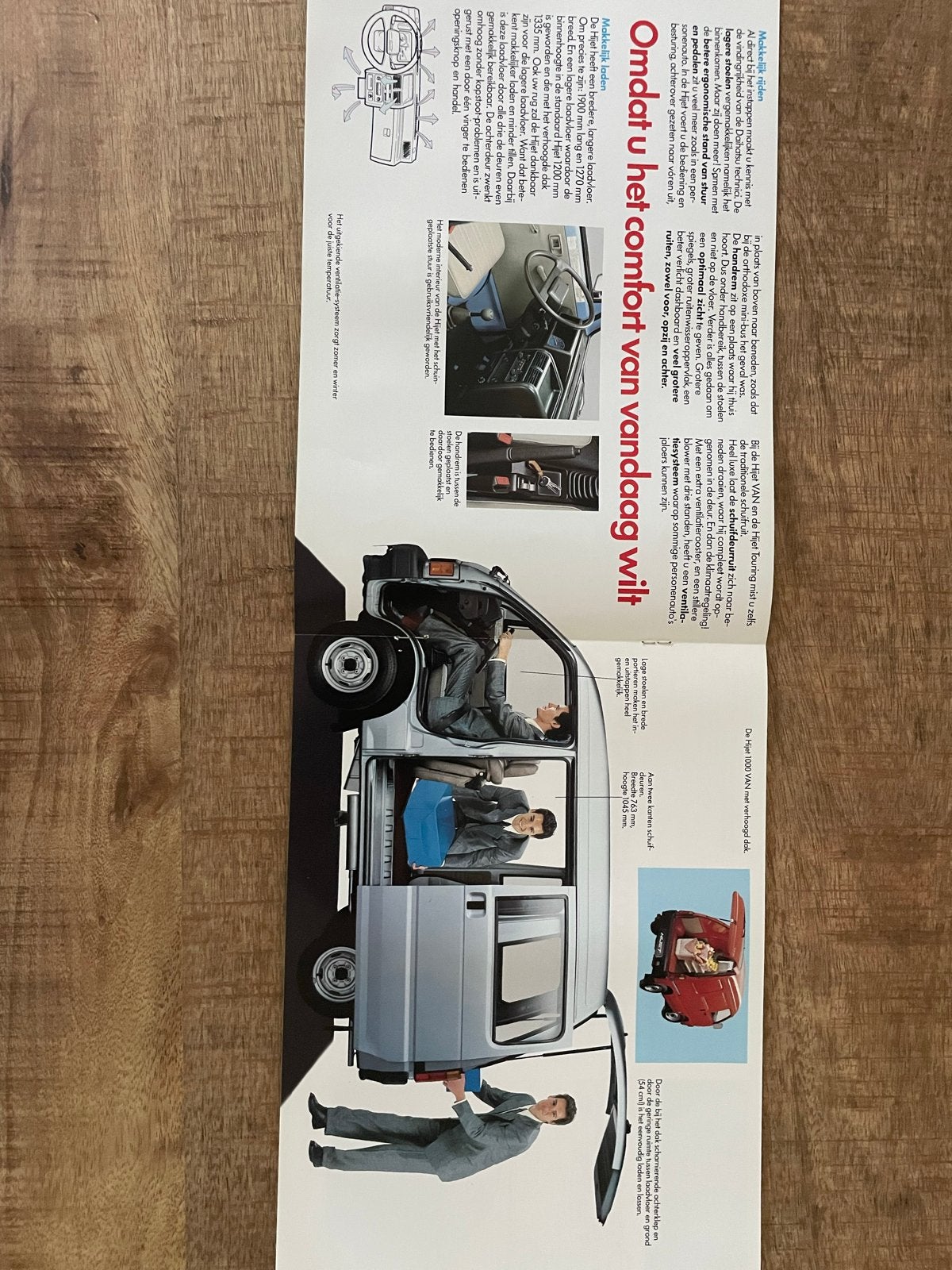 Daihatsu Hijet folder uit 1986, Ophalen of Verzenden, Zo goed als nieuw, Overige merken